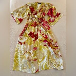 Soma Long Sensual Silk Robe sz Small/Medium